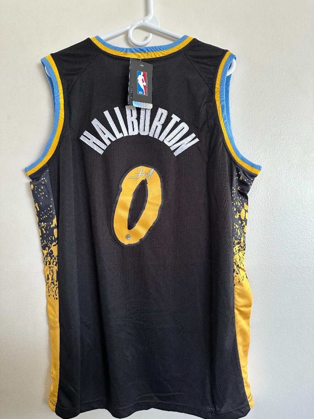 TYRESE HALIBURTON SIGNED INDIANA PACERS AUTOGRAPHED NIKE JERSEY w/COA XL/52 13-2